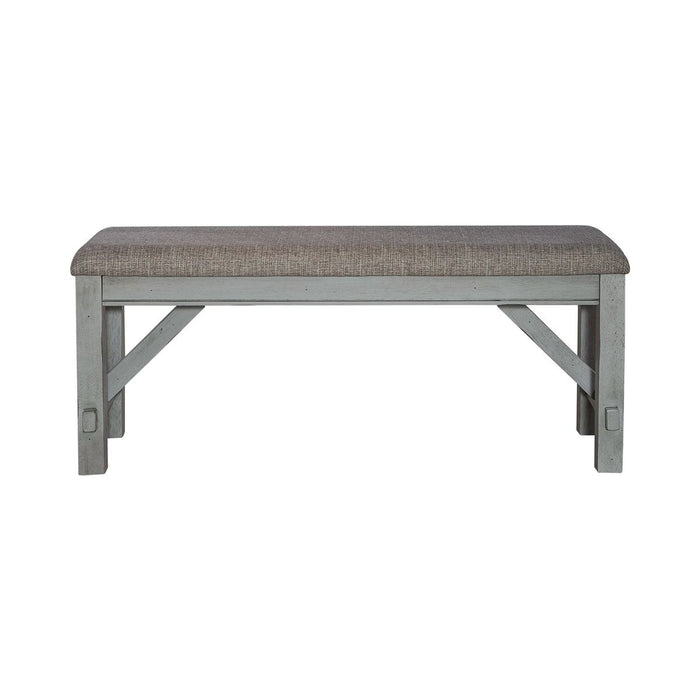 Liberty Furniture Newport Dining Bench in Smokey Grey