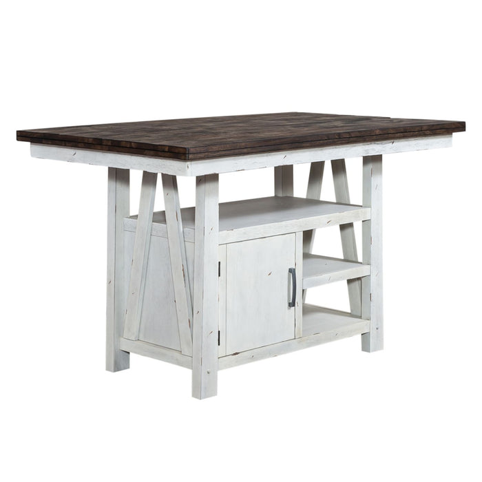 Farmhouse 5 Piece Gathering Table Set - Smokey Mountain Furniture (NC)