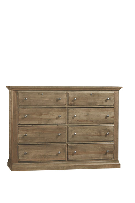 Vaughan Bassett Carlisle 8-Drawer Dresser in Warm Natural image