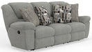 Trifecta Sofa w/3 Recliners and Drop Down Table - Smokey Mountain Furniture (NC)
