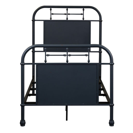 Liberty Furniture Vintage Series Full Metal Bed in Navy image