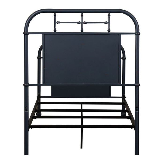Liberty Furniture Vintage Series Full Metal Bed in Navy