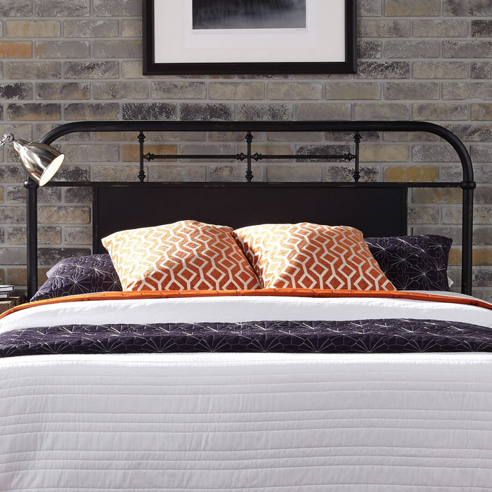 Vintage Series King Metal Bed in Black - Smokey Mountain Furniture (NC)
