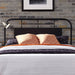 Vintage Series King Metal Bed in Black - Smokey Mountain Furniture (NC)