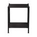 Vintage Series Open Nightstand in Black - Smokey Mountain Furniture (NC)