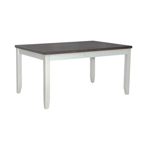 Liberty Furniture Brook Bay Rectangular Leg Table in Textured White 182-CD-RLS image