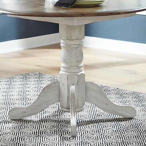 Liberty Furniture Carolina Crossing Round Table in White image