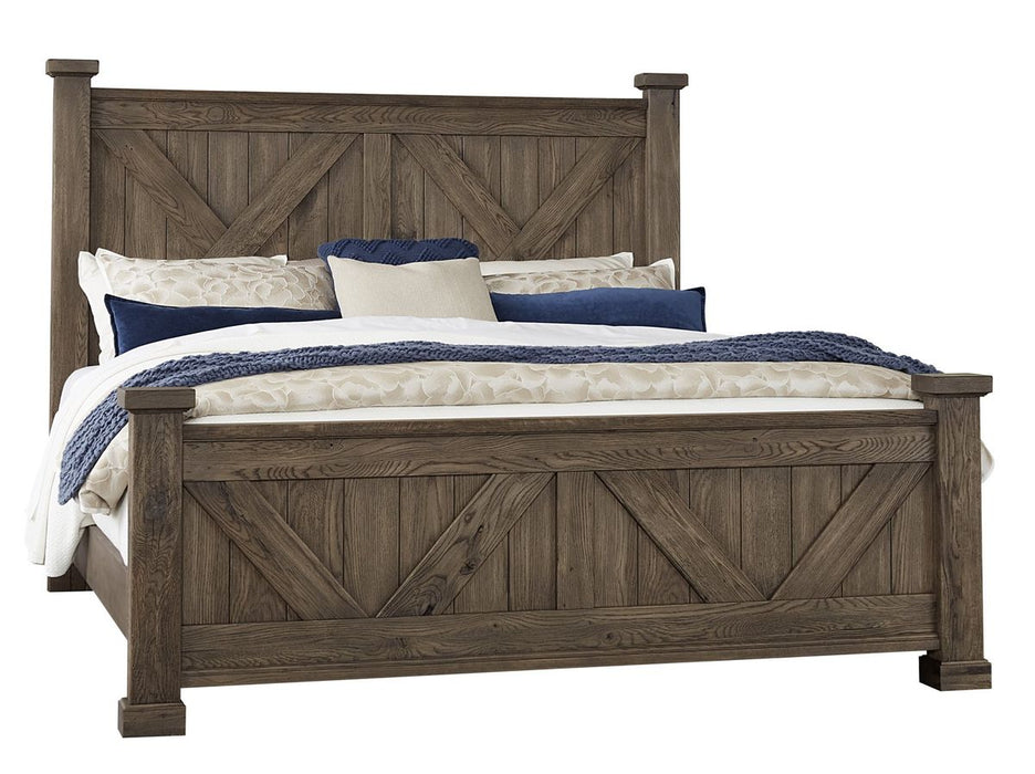 Vaughan Bassett Yosemite Cal King Panel Bed in Smoke image