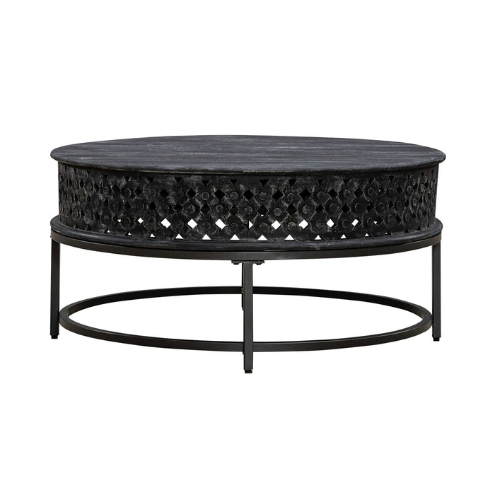 Stella Accent Cocktail Table in Chalkboard Black EST SHIP TIME APPX 4 WEEKS - Smokey Mountain Furniture (NC)