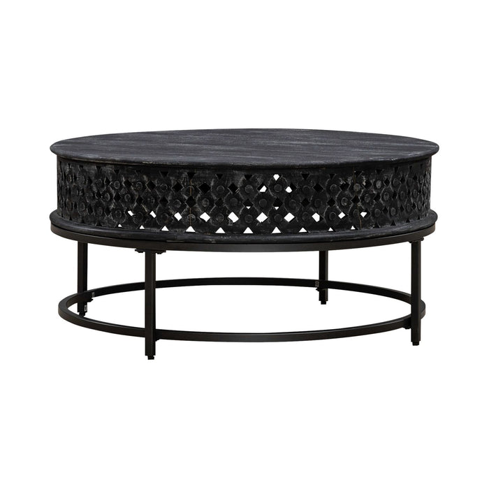 Stella Accent Cocktail Table in Chalkboard Black EST SHIP TIME APPX 4 WEEKS - Smokey Mountain Furniture (NC)