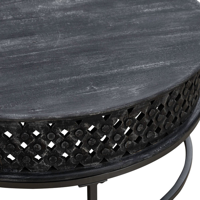 Stella Accent Cocktail Table in Chalkboard Black EST SHIP TIME APPX 4 WEEKS - Smokey Mountain Furniture (NC)