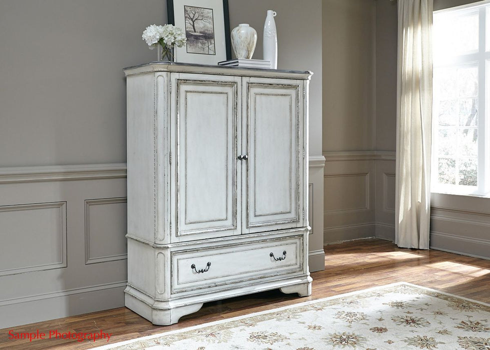 Liberty Magnolia Manor Door Chest in Antique White