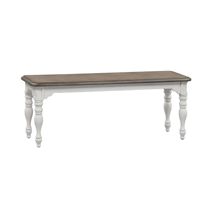 Liberty Furniture Magnolia Manor Dining Bench (RTA) in Antique White image