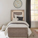 Liberty Furniture Horizons Twin Panel Bed with HB Lights in Graystone image