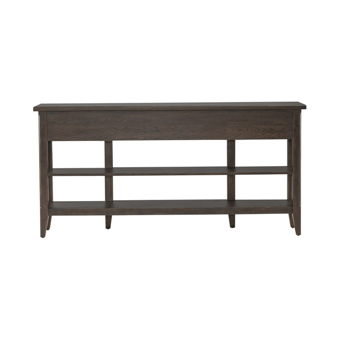 Liberty Furniture Paradise Valley Hall Console Table in Saddle Brown EST SHIP TIME APPX 4 WEEKS