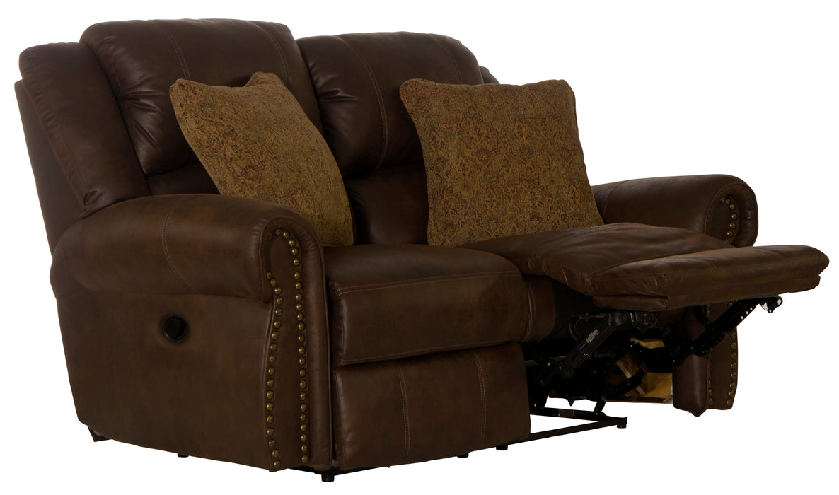 Pickett Rocking Reclining Loveseat - Smokey Mountain Furniture (NC)