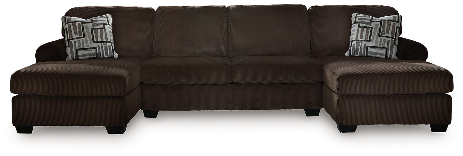 Kimlee Sectional with Double Chaise - Smokey Mountain Furniture (NC)