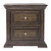 Big Valley 2 Drawer Night Stand w/ Charging Station - Smokey Mountain Furniture (NC)