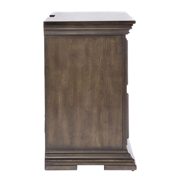 Big Valley 2 Drawer Night Stand w/ Charging Station - Smokey Mountain Furniture (NC)
