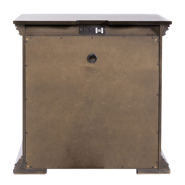 Big Valley 2 Drawer Night Stand w/ Charging Station - Smokey Mountain Furniture (NC)