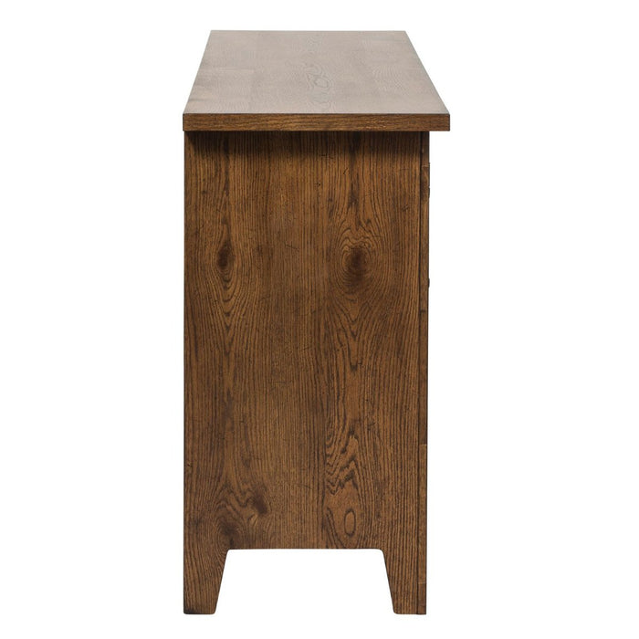 Liberty Furniture Hearthstone Buffet in Rustic Oak