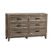Ridgecrest 6 Drawer Dresser in Cobblestone - Smokey Mountain Furniture (NC)