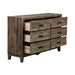 Ridgecrest 6 Drawer Dresser in Cobblestone - Smokey Mountain Furniture (NC)