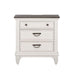 Allyson Park Nightstand in Wirebrushed White - Smokey Mountain Furniture (NC)