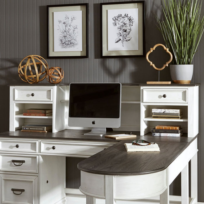 Liberty Furniture Allyson Park Hutch in Wirebrushed White image