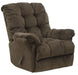 Nettles Chaise Rocker Recl w/Deluxe Heat/Massage - Smokey Mountain Furniture (NC)