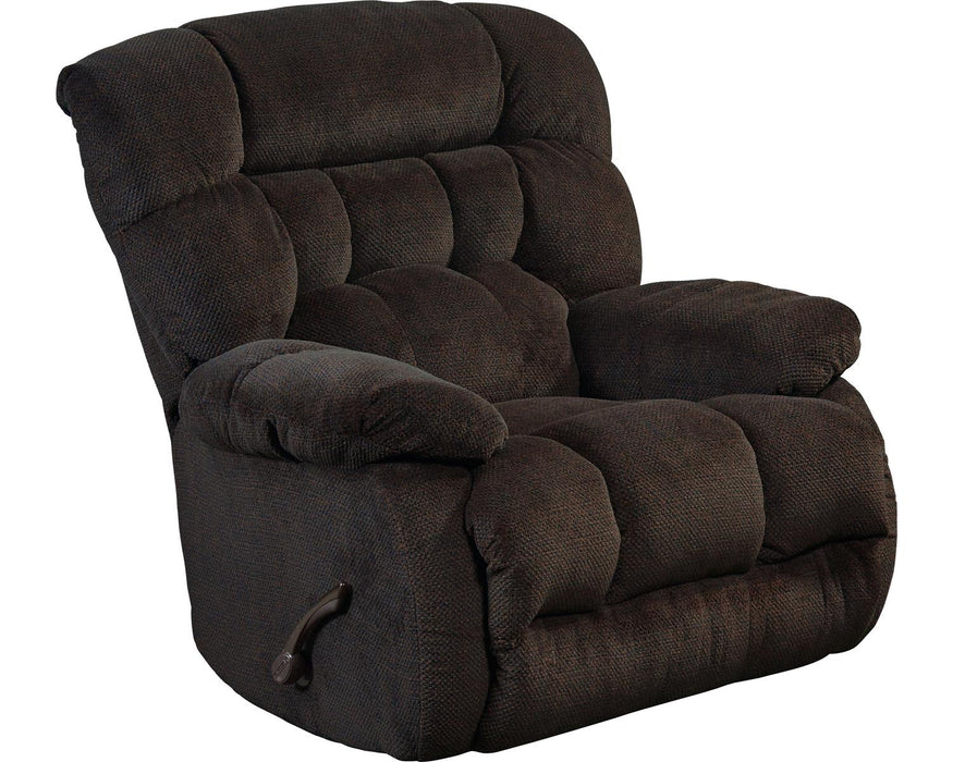 Catnapper Daly Chaise Rocker Recliner in Chocolate