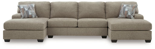 Newellen Sectional with Double Chaise - Smokey Mountain Furniture (NC)