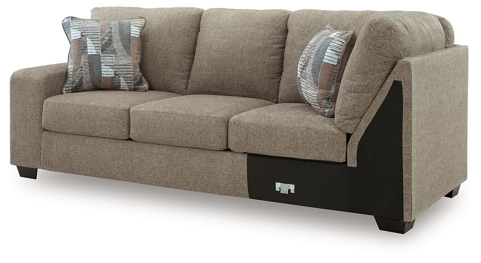 Newellen Sleeper Sectional with Chaise - Smokey Mountain Furniture (NC)