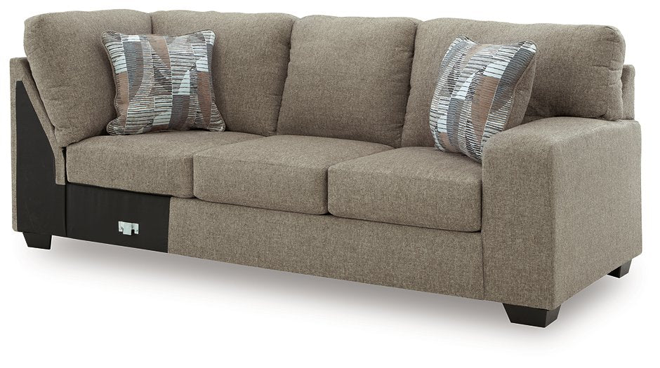 Newellen Sleeper Sectional with Chaise - Smokey Mountain Furniture (NC)