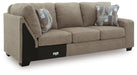 Newellen Sleeper Sectional with Chaise - Smokey Mountain Furniture (NC)