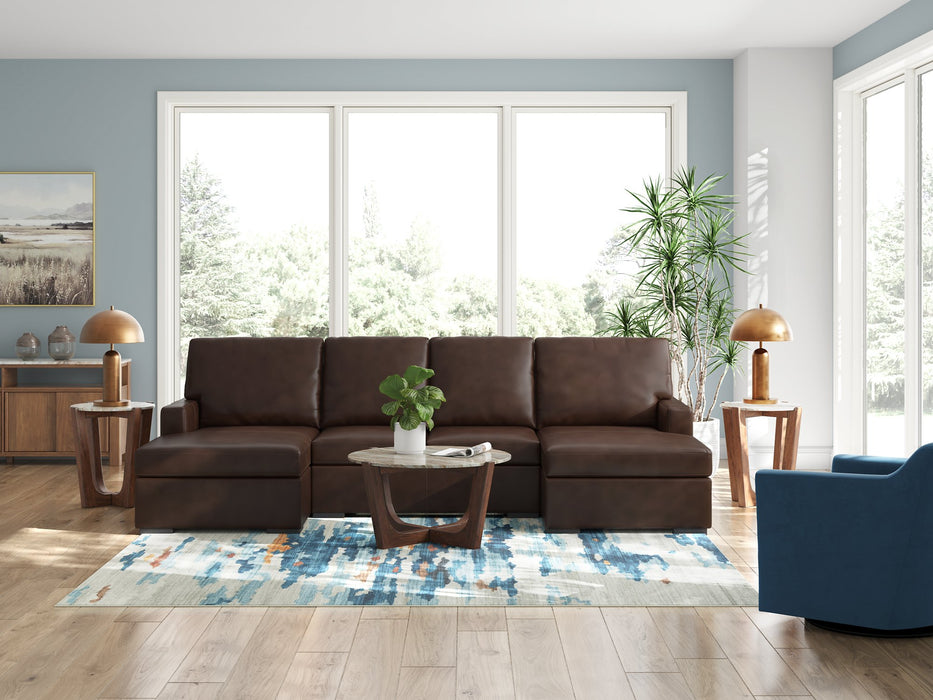McDowlan Sectional with Double Chaise - Smokey Mountain Furniture (NC)