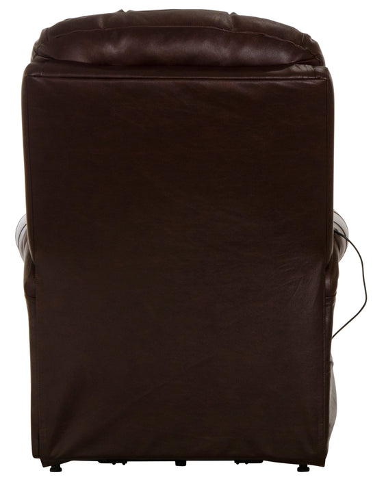 Madison Power Lift Lay Flat Recliner w/Heat & Msg (Italian Leather) - Smokey Mountain Furniture (NC)