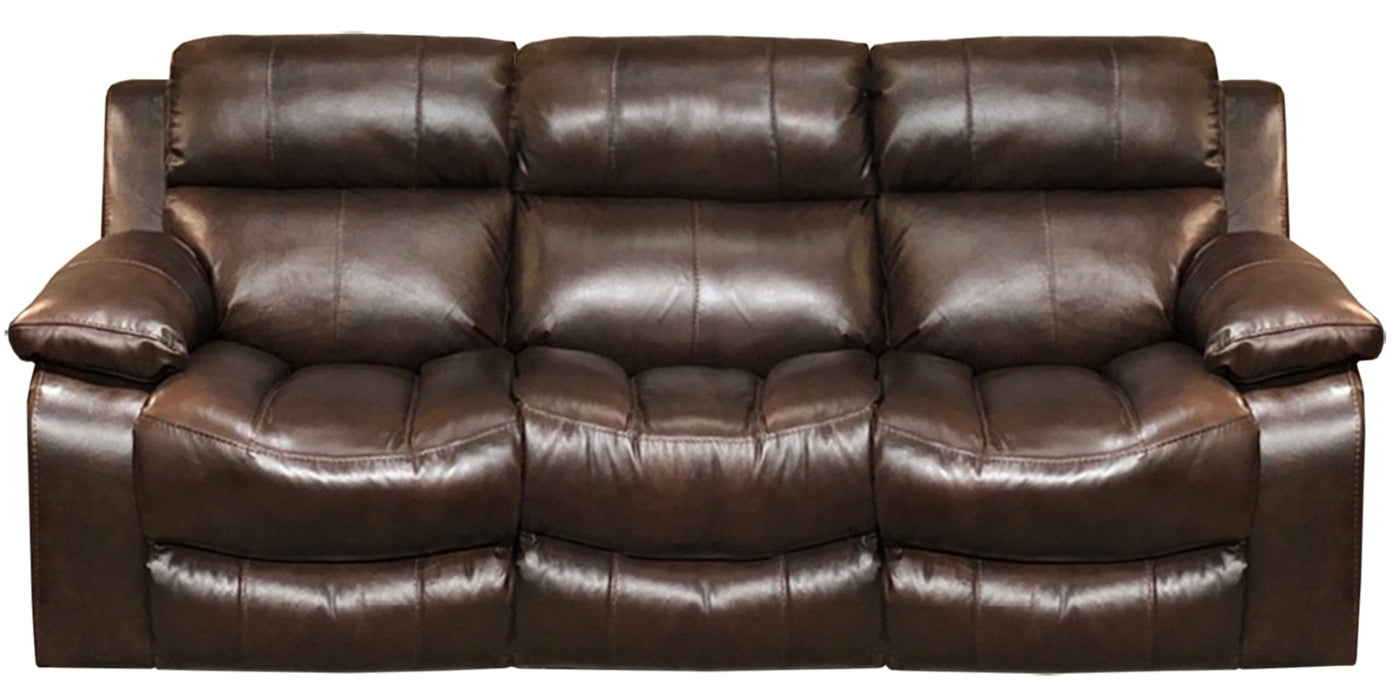 Catnapper Furniture Positano Reclining Sofa in Cocoa