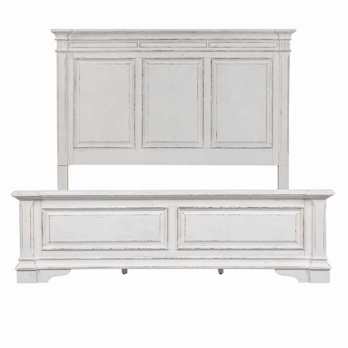 Abbey Park King California Panel Bed, Dresser & Mirror - Smokey Mountain Furniture (NC)