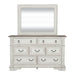Abbey Park King California Panel Bed, Dresser & Mirror - Smokey Mountain Furniture (NC)