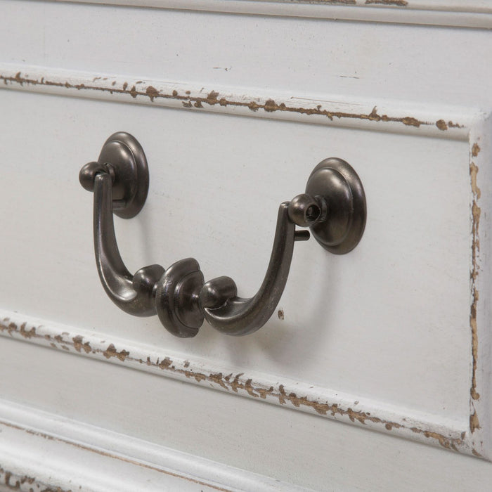 Abbey Park King California Panel Bed, Dresser & Mirror - Smokey Mountain Furniture (NC)
