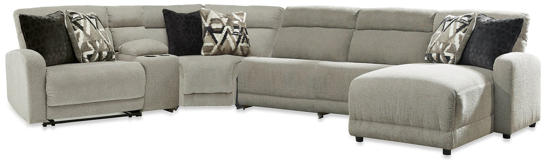 Colleyville Power Reclining Sectional with Chaise - Smokey Mountain Furniture (NC)
