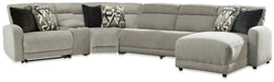 Colleyville Power Reclining Sectional with Chaise - Smokey Mountain Furniture (NC)