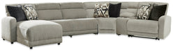 Colleyville Power Reclining Sectional with Chaise - Smokey Mountain Furniture (NC)