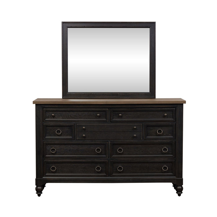 Americana Farmhouse Opt Dresser & Mirror - Smokey Mountain Furniture (NC)