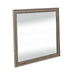 Americana Farmhouse Landscape Mirror in Dusty Taupe and Black - Smokey Mountain Furniture (NC)