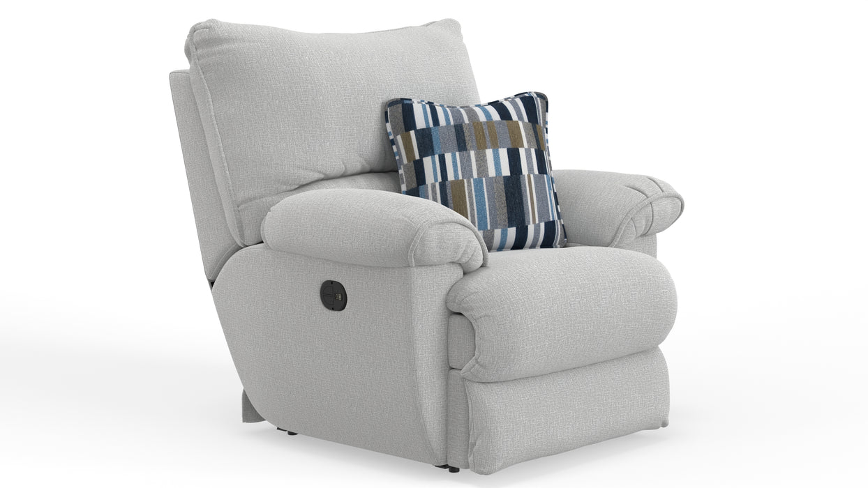 Lenny Power Lay Flat Recliner - Smokey Mountain Furniture (NC)
