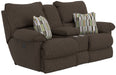 Lenny Power Lay Flat Reclining Console Loveseat - Smokey Mountain Furniture (NC)