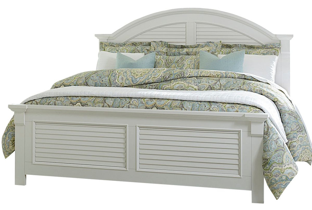 Liberty Furniture Summer House Full Panel Bed in Oyster White image