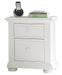 Liberty Furniture Summer House 2 Drawer Nightstand in Oyster White image